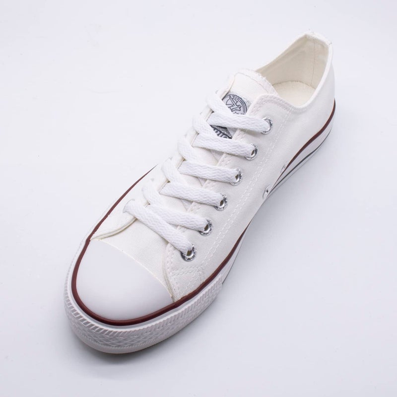 Handshop Flat Shoelaces 5/16" - Shoe Laces Replacements For Sneakers and Athletic Shoes Boots White 137cm - Image 2